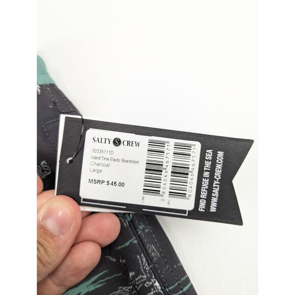 Salty Crew Men's Island Time Volley Swim Shorts - Large - Picture 4 of 6